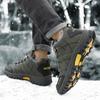 39-47 Herbst/Winter Herren Extra große Größe Plüsch Gummisohle Winterschuhe Herren Winter Schneestiefel