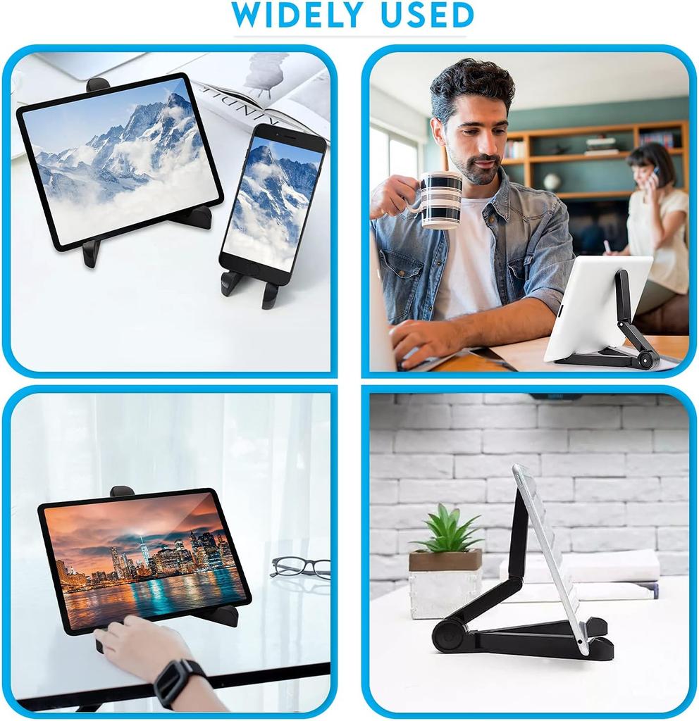 1 Pc  Universal Foldable Holder Ultra Strong Adjustable IPad Stand - for Tablets & Smartphones Accessories