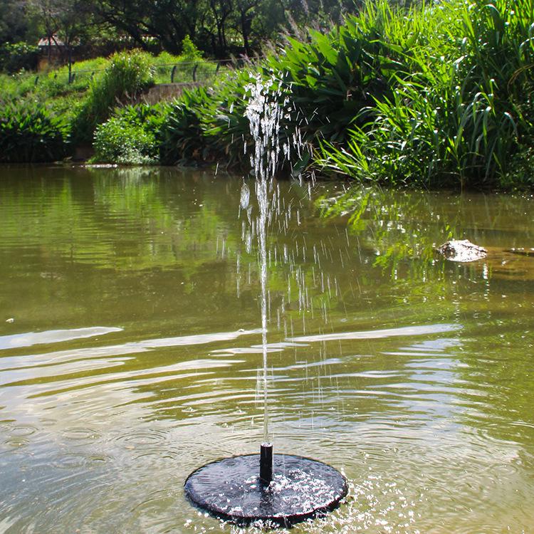 Solar Bird Bath Fountain with Lights – Energy-Saving Floating Water Feature for Gardens and Ponds