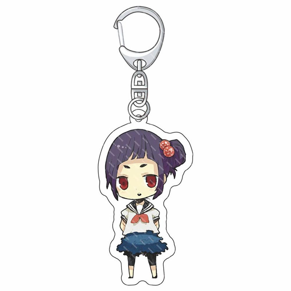 

ccc Cute Anime Ao no Exorcist Acrylic Keychain Stand Cartoon Model Action Figures Keyring Collection Model Toys Fans Firend 6 cm
