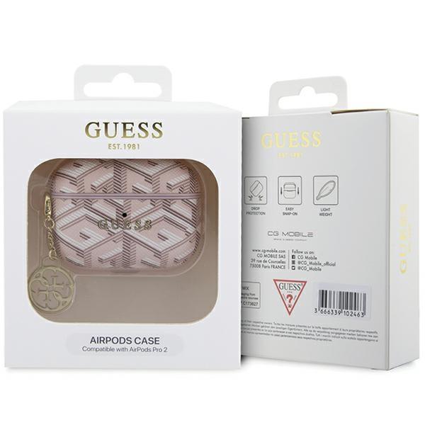 Etui do AirPods Pro 2 Guess GCube Charm Różowe