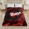 The Clash Print Flannel Blanket Cozy Lightweight Plush Throw Blanket For Bed Sofa Household Use