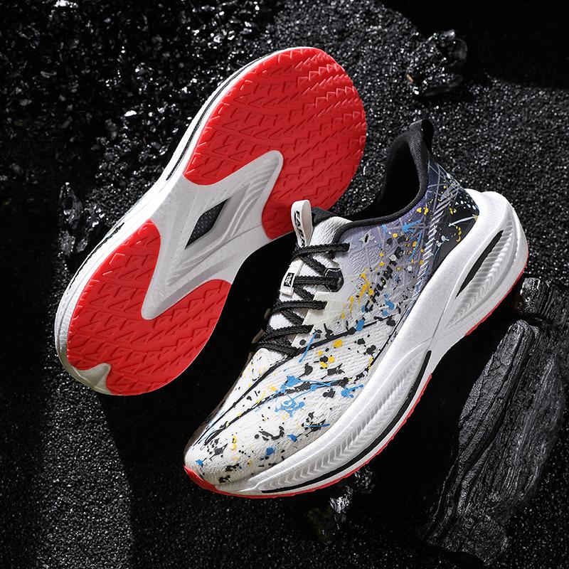 Mens Running Shoes 2026 New Marathon Professional Jogging Shoes Breathe Mesh Lightweight Flat Outdoor Sports Shoes for Men