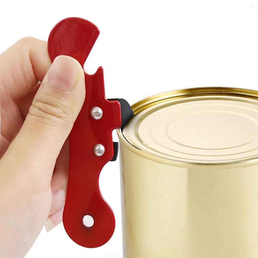 1pcs Multifunctional Bottle Opener Stainless Steel Safety Side Cut Manual Can Opener Creative Gift In