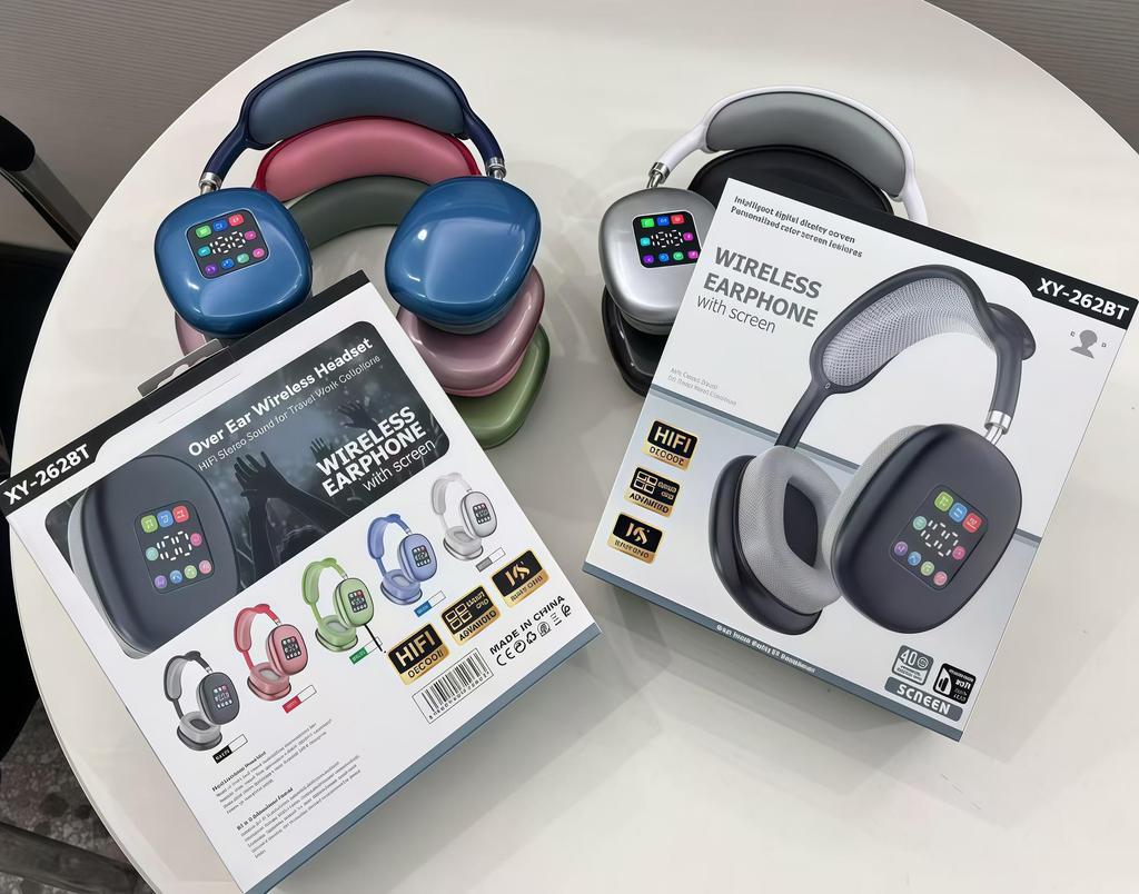 2025 P9 MAX Over-Ear Bluetooth-Headset mit Digitalanzeige & Verlängerter Standby-Zeit