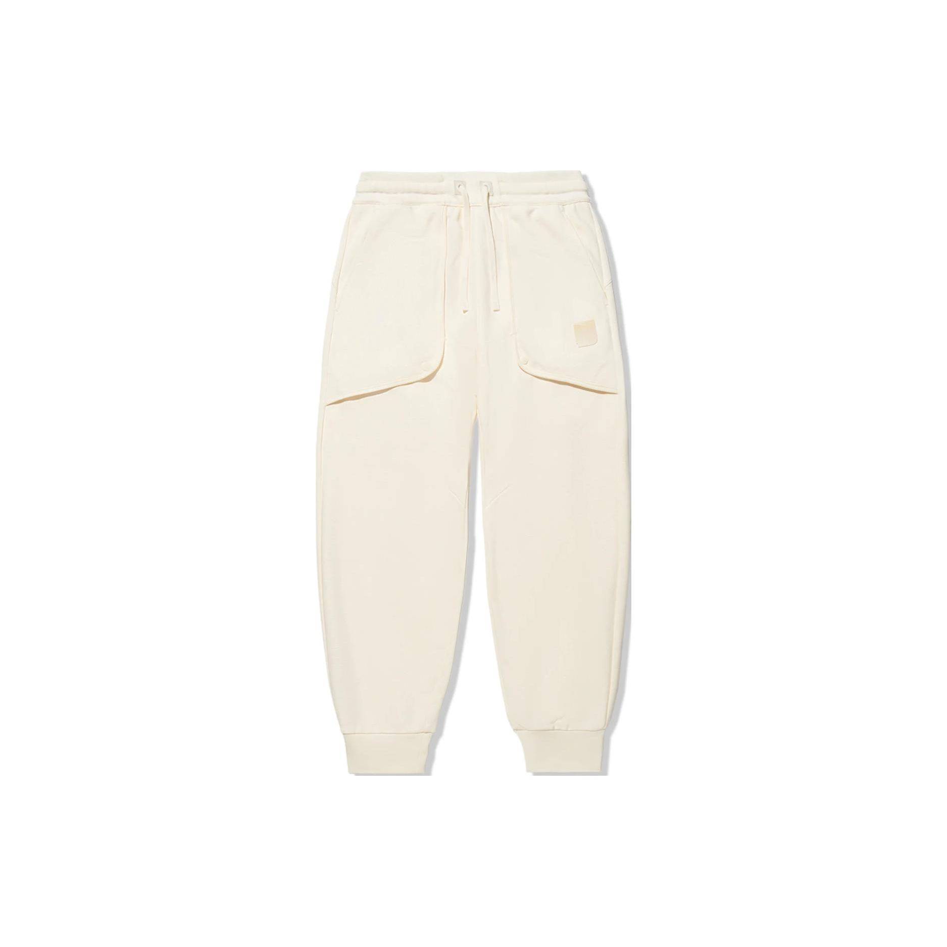 

Li Ning X Джеки Чан Коллаборация Серия Кунг-фу Однотонные Спортивные Штаны С Кулиской Свободной Вязки Мужские брюки Бумажно-белый AKLU225-3 M