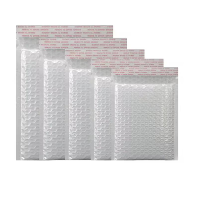 100Pcs Thickened Composite Pearlescent Film Bubble Bag Express Envelope Bag Self-adhesive Bag for Packaging Shockproof