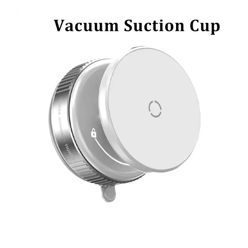 Magnetic Suction Cup Phone Mount for Magsafe Magnetic 360° Adjustable Car Phone Holder Pocket Size Foldable Car Mount Metal Suct
