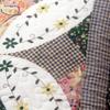 Soft and Comfortable Pillowcase Skin Friendly Breathable Fashionable Rustic Style Quilted Fabric Pillowcase Bedroom Decoration