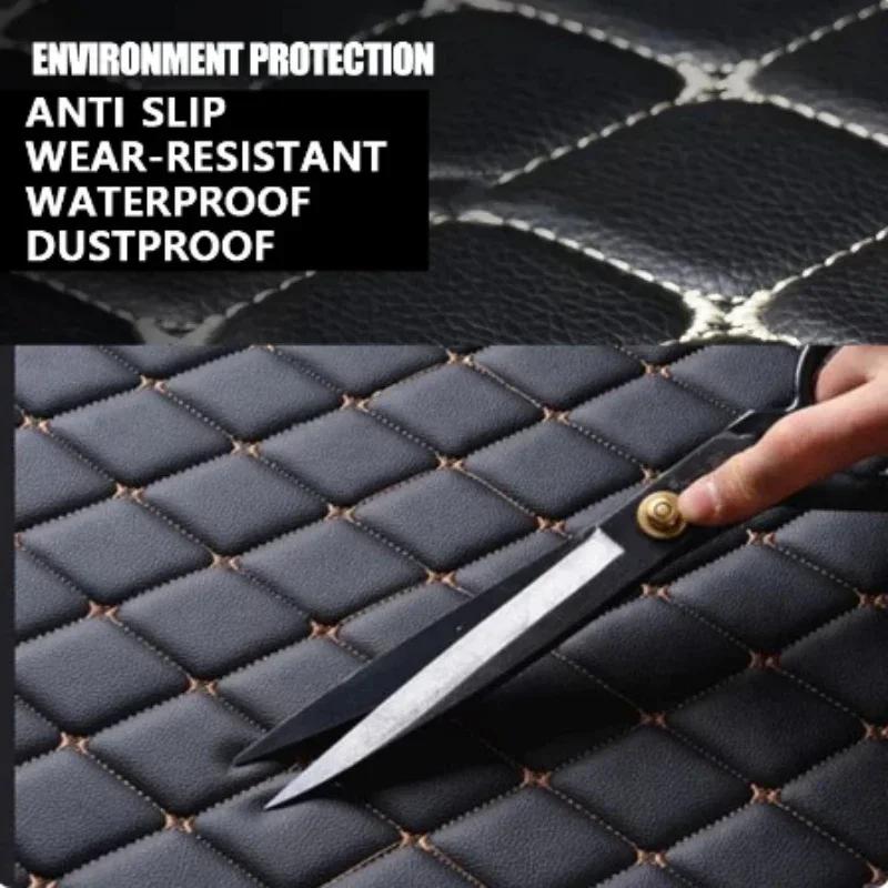 PU Leather Custom Car Trunk Mats for Mercedes W177 A W169 W176 B W246 W245 W247 Interior Details Car Accessories All Models