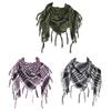 123 Pezzi Sciarpa Shemagh Desertica Morbida con Frange Copricapo Arabo Unisex Keffiyeh Bandana Copricapo Unisex Sciarpa Araba Copricapo