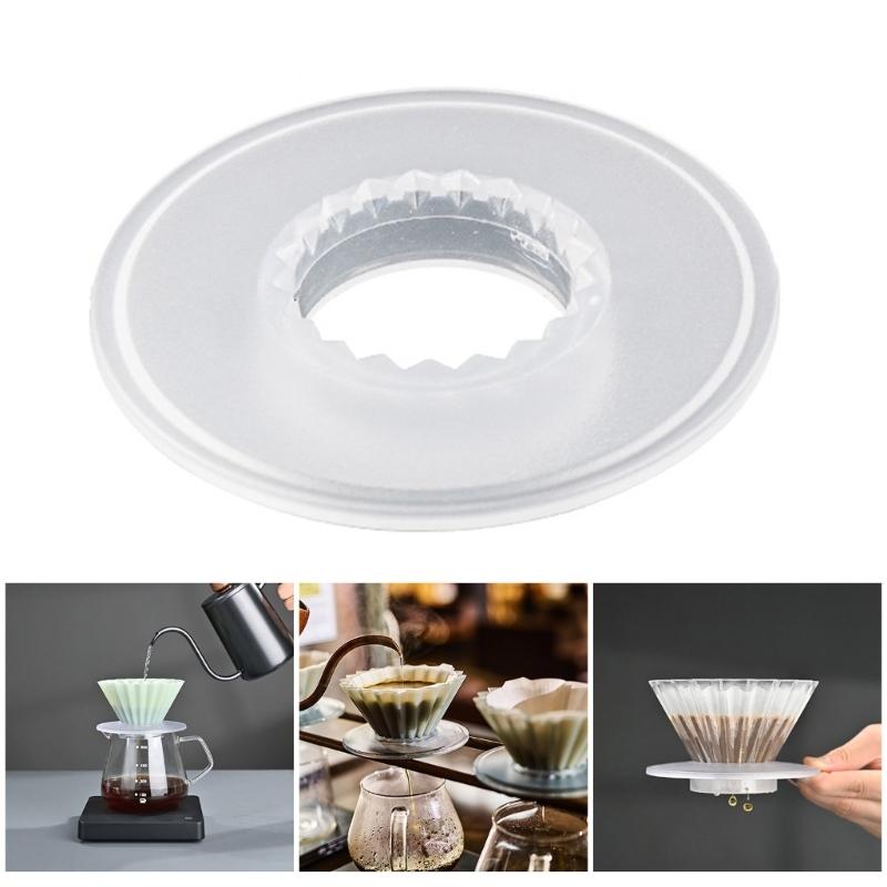 Transparent Resin Paper Filter Support Slip Resistant Coffee Brewing Accessory Efficient Coffee  Dripper Holder