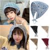 Triangular Hollow Knitting Headband Multicolor Hair Band Crochet Triangle Headscarf  Travel Beach
