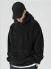 Autumn & Winter Slim Long-sleeved Coral Velvet Personality Wind Casual Men's Hooded Sweater Moisture Wicking Comfortable Skin-friendly Breathable Tops