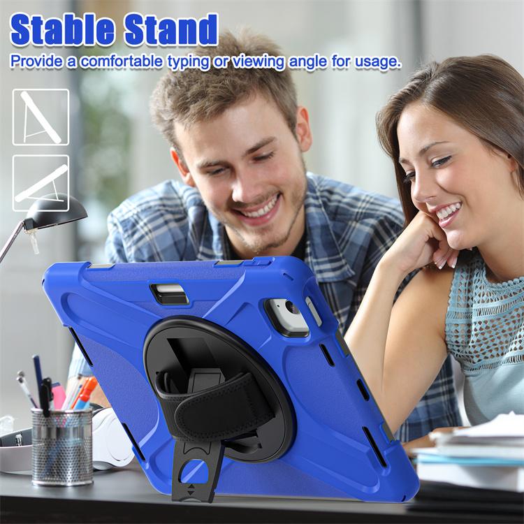 Heavy Duty New Design Silicone Shockproof Case With Pen Holder Protective Tablet Cover Case for iPad Air 11 M2 11inch 2024