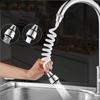 Home Kitchen Bathroom Faucet Extension Extender Lengthen ABS Hose Portable Stretchable Foam Shower Tap