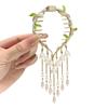 Bell Orchid Flower Hair Claw Clip Tassel Pill Head Ponytail Buckle Hair Clip Women Hairpin Barrette Hair Accessories