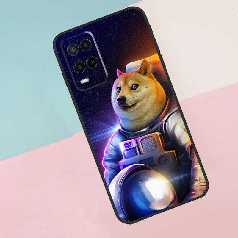 Doge For Oppo A17 A77 A60 A74 A94 A54 A18 A38 A58 A78 A98 A40 A80 A16 A76 A96 A15 A57S Phone Case