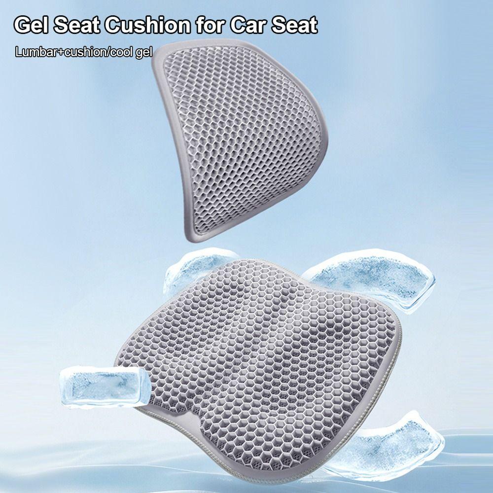 Breathable Gel Seat Cushion for Car Seat Summer Car Seat Cushion Pad Car Back Support  Home Use