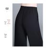 Ice Silk Chiffon High-Waist Quick-Dry Wide-Leg Pants for Women