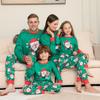 Festive Christmas Family Pajama Set Adorable Santa Print Soft Fabric For Everyone