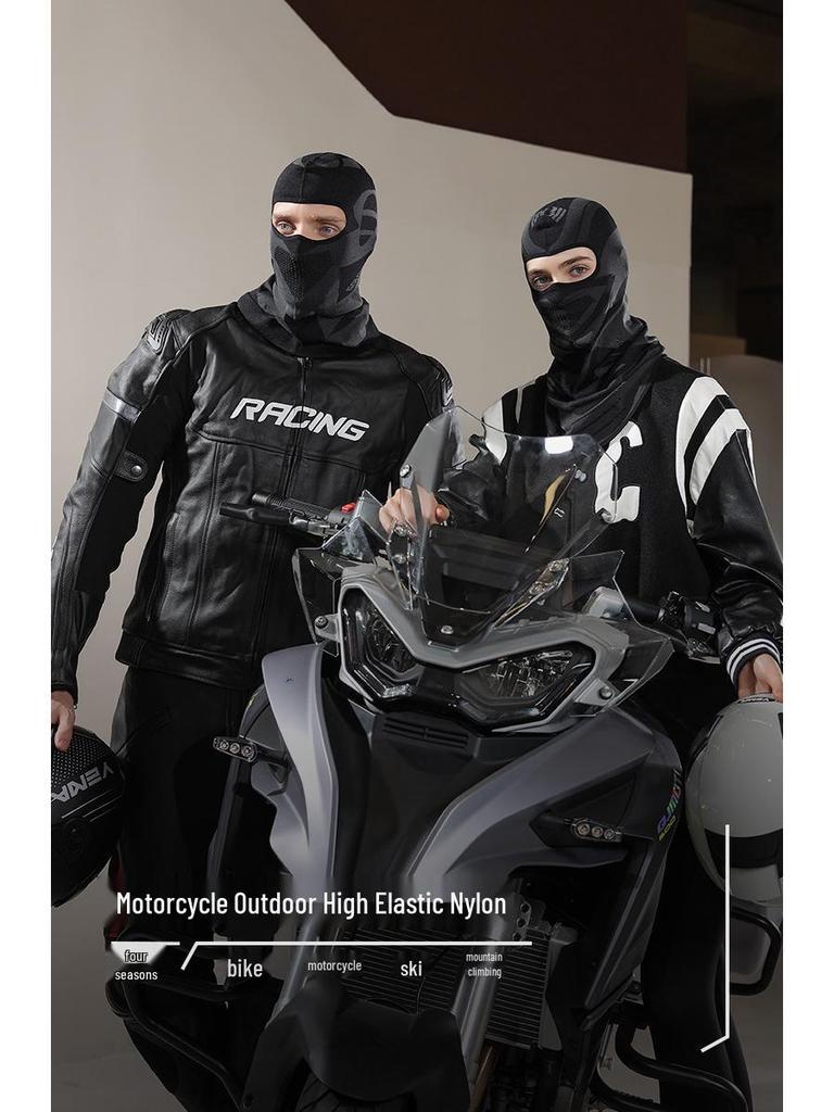 Men's Winter Windproof Cycling & Motorcycle Face Mask - Helmet-Compatible, Ski Neck Warmer
