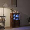 LED Sideboard Reclaimed Wood Look 60.5 x 37 x 100 cm Engineered Wood