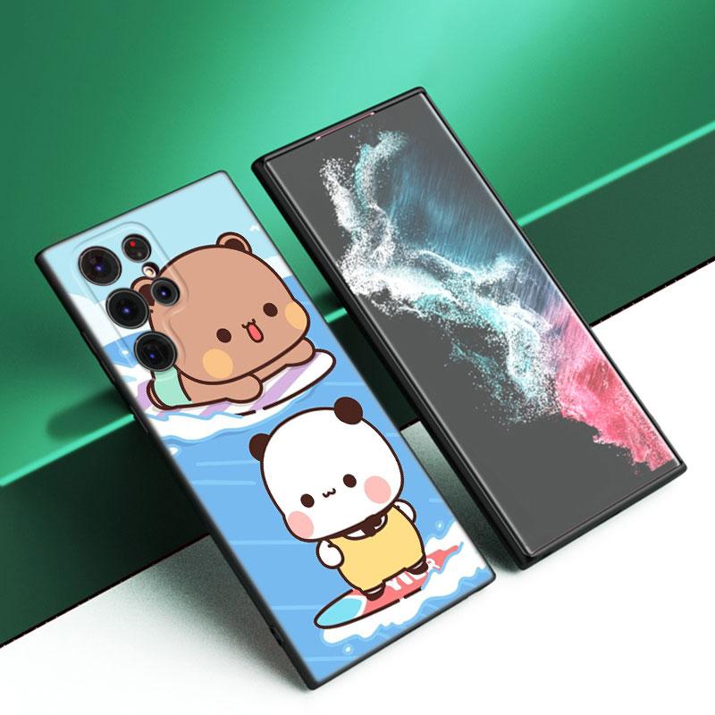 

Милый BuBu DuDu черный силиконовый чехол для телефона Samsung Galaxy S23 S21 S20 FE S24 S22 Ultra S10E S10 S9 S8 Plus Samsung S10E