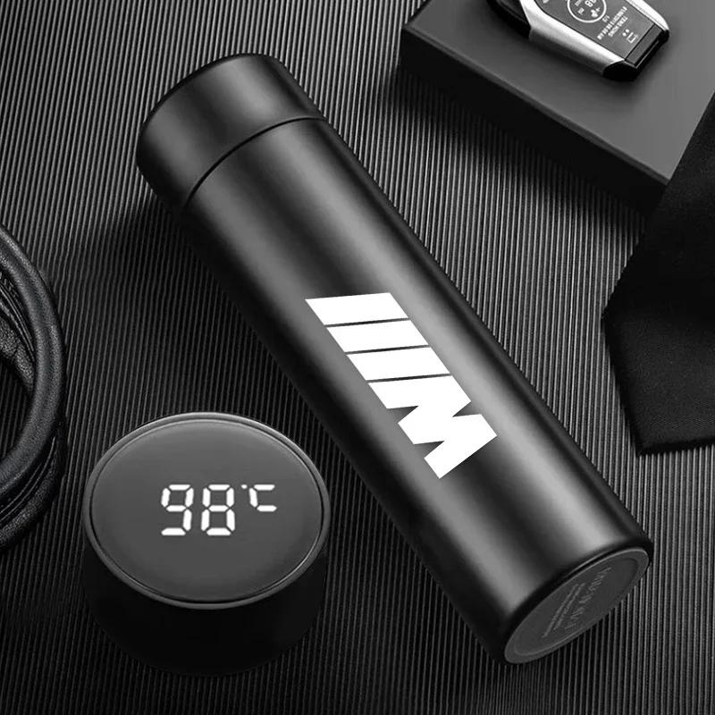 -500ml Car Smart Thermos Mug Stainless Steel ulated Water Bottle For BMW M X1 X2 X3 X5 X6 X7 E90 E60 E46 G20 G30 G32 F30 F40