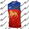 AFL Brisbane Lions Official Replica Home Training Heritage Guernsey Sleeveless Football Shirt BBFFC Fan Apparel