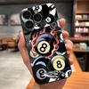 Billiard Fashion Number 8 Phone Case For IPhone 17 Pro Max 15 Pro 16 14 Plus 12 13 Mini 11 Pro Shockproof Soft Cover