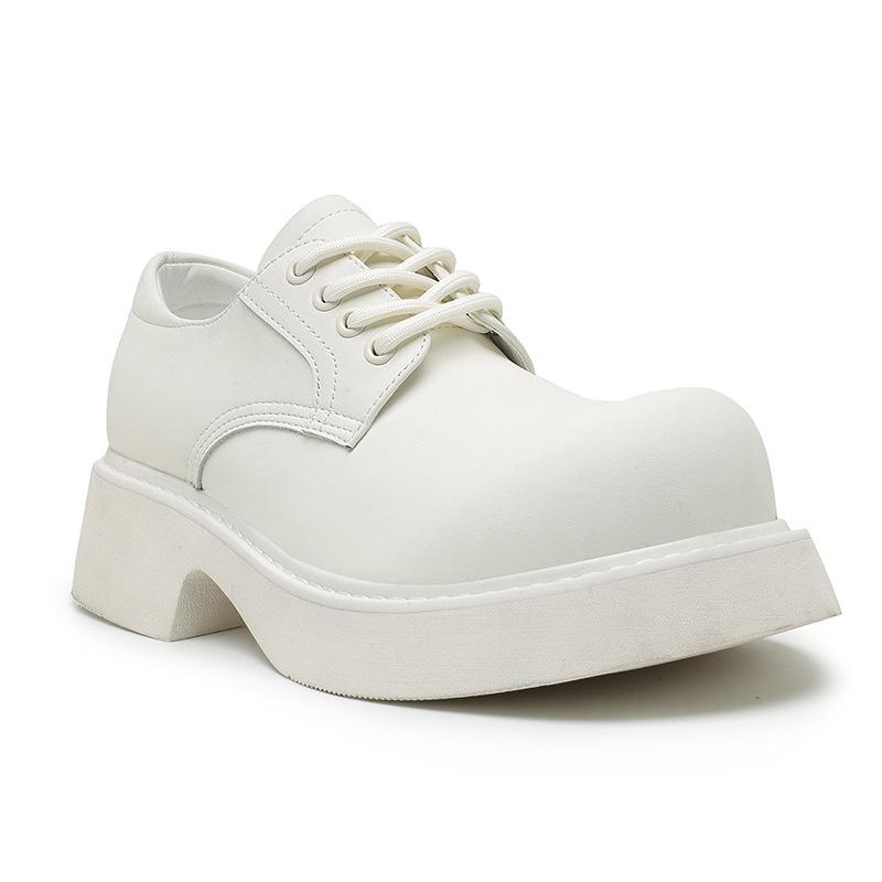 

[Контроль 138] 3229 формальные белые кожаные туфли мужская мода высокого класса универсальные мужские туфли летний нишевый дизайн 44-Size is too large