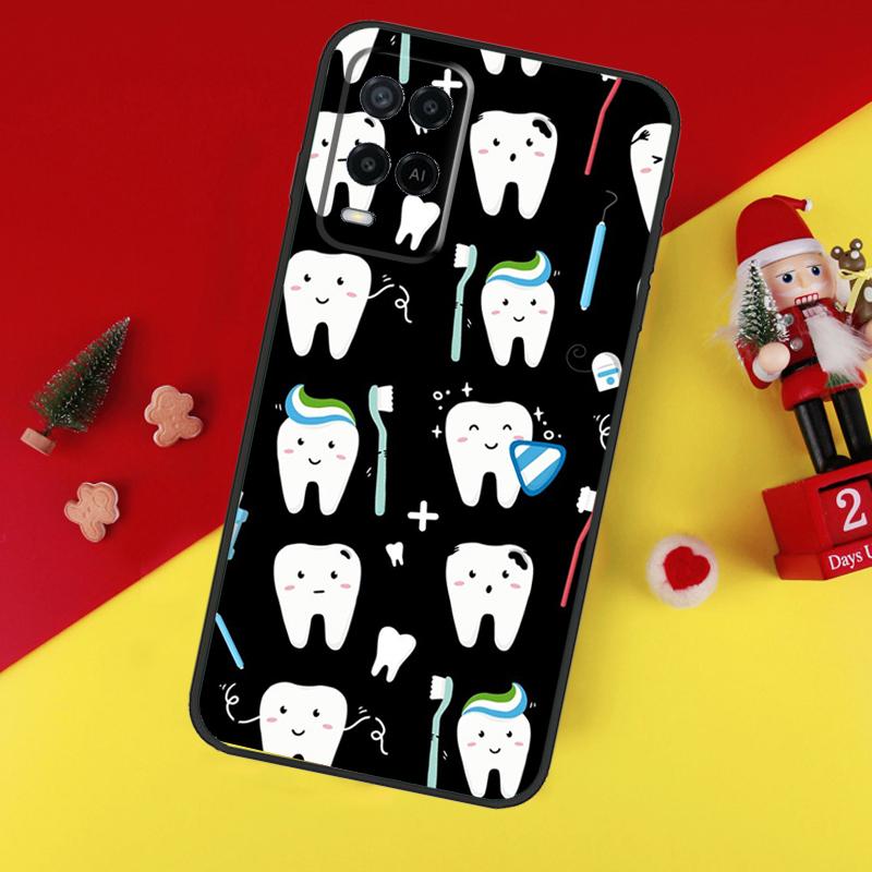 Dentist Dental Teeth Tooth Doctor Case For Oppo A5 A6 Pro A15 A57 A17 A54 A74 A94 A76 A16 A96 A40 A60 A80 A18 A38 A58 A78 A98