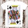 King of Spade Playing Card Poker Lucky Hand Suit Jack Queen T Shirt Super Cool Gift Top Tee 8424