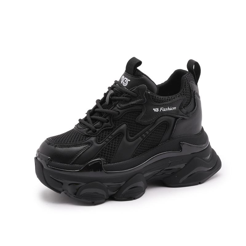 Inner Heightening Dad Shoes Women's Spring 2025 New Breathable Mesh Sneakers Women's Versatile Platform Women's Shoes