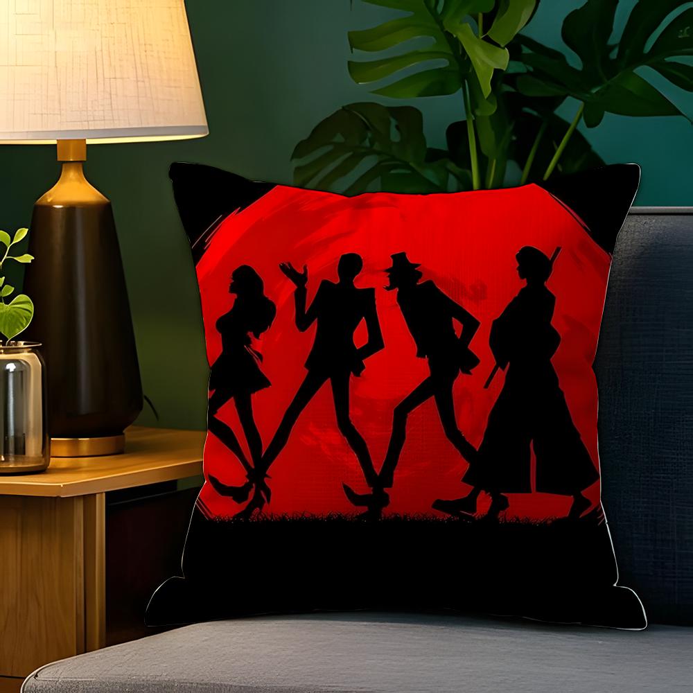 Cartoon Comic Arsene L-Lupin The Third 2 Pillow Case Natural Linen Pillow Case Double-Sided Decor Sofa Pillowcase Home Decor