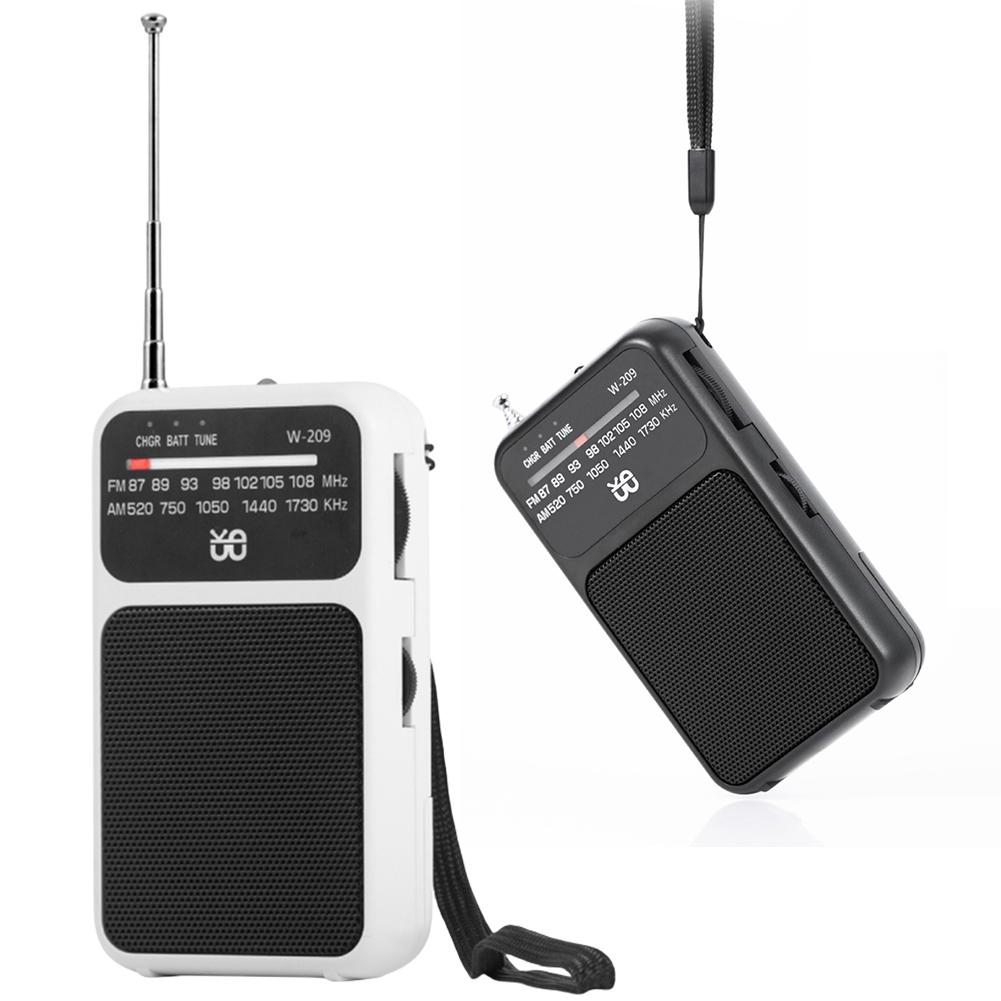 Portable Pocket AM FM Radio Flashlight 2 Band Stereo Radio with 3.5mm Headphone Jack Mini Radio Receiver for Senior Home Walking