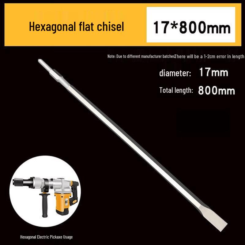 Hexagonal Elongated Flat Chisel