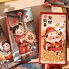 6pcs Traditional Children's Lucky Money Bag Chinese Style Good Lucky Red Packets  Graduation