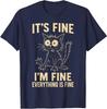 Funny Cat Graphic Tee Men Women Kids Weird Crazy Meme Cat T-Shirt