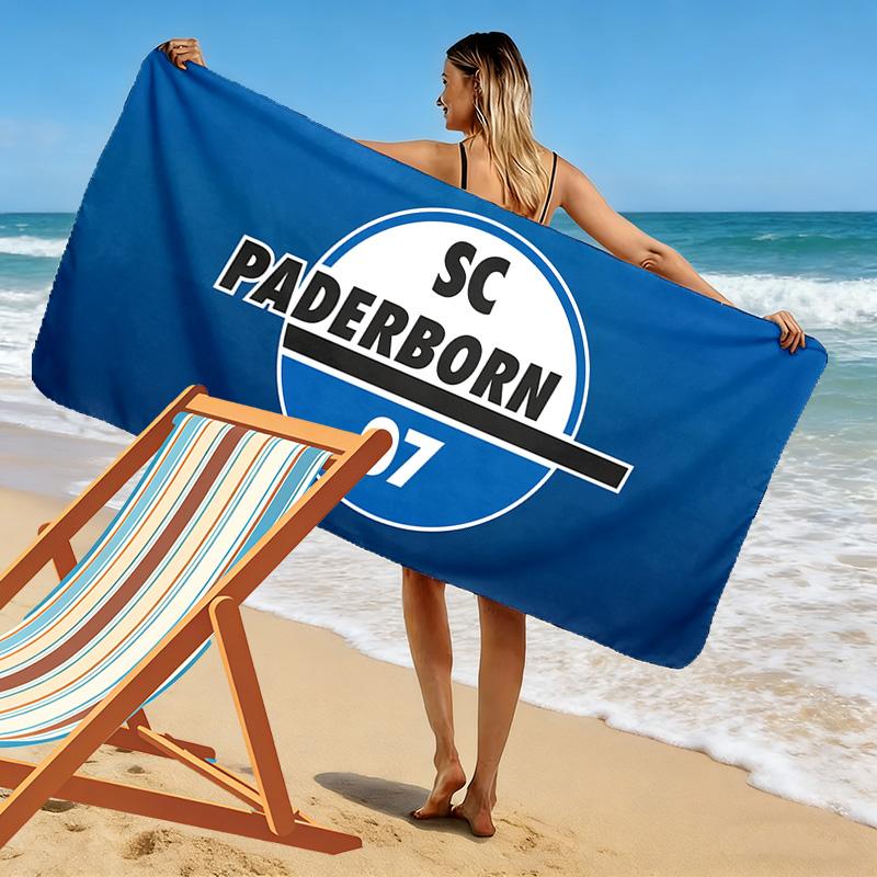 SC Paderborn 07 Print Beach Towel, Large Soft Quick Dry Towel for Beach Camping Swimming