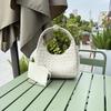 Hot-selling new high-texture cowhide hand-woven handbag large-capacity underarm bag versatile commuter women's bag