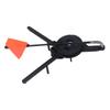Winter Ice Fishing Flag Marker Triangular Structure Fixed Tip Up Ice Fishing Flag Pole Indicator