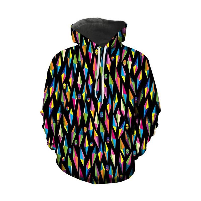 Funny Colorful Pattern Hoodies For Men Women Autumn Long Sleeve Pullover 3D Printed Hoodie Casual Streetwear Y2k Men Clothing