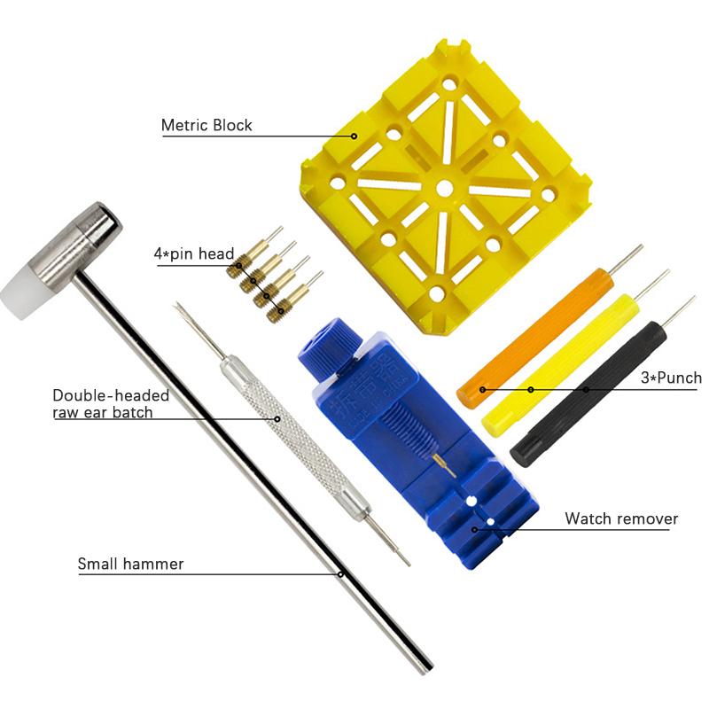 Uhrenarmband-Reparaturwerkzeug, Uhrenarmband-Schlitz-Armband-Kettenstift-Entferner-Einsteller