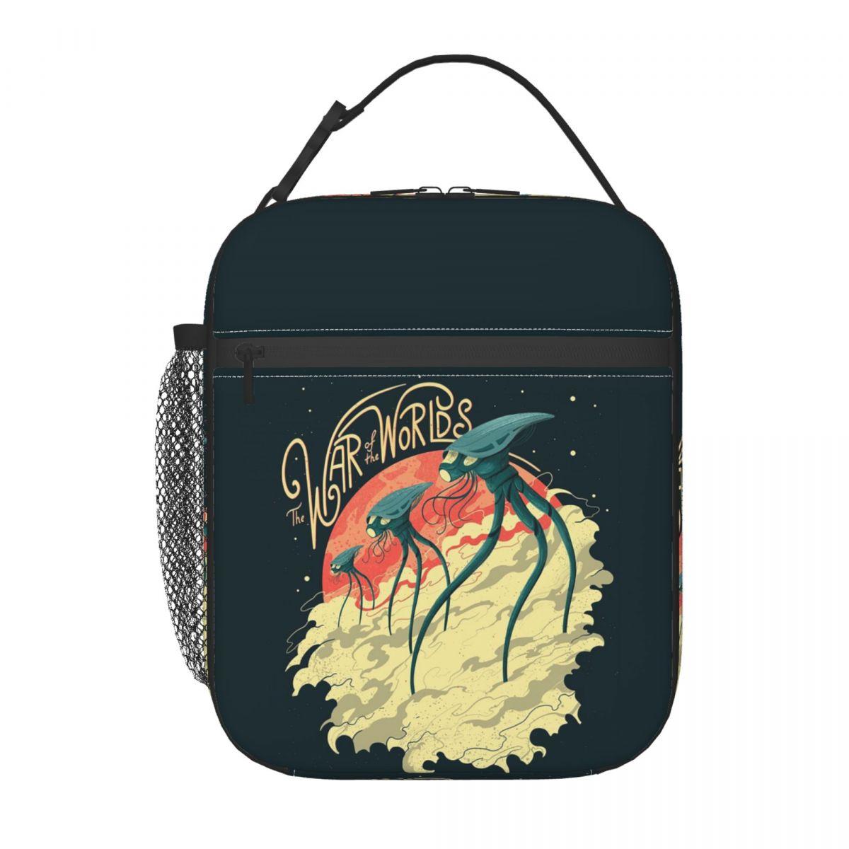 War Of The Worlds Geïsoleerde Lunchtas voor Dames Kinderen Lekkagevrije Voedseldozen Thermische Lunchbox Draagtas One Size black