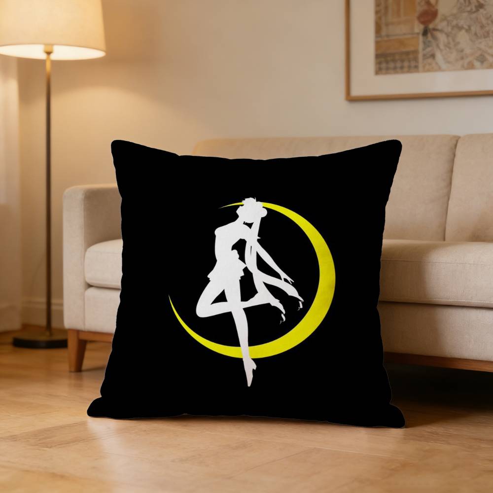 Cute Usagi Tsukino  Sailor Moon Pillow Case Pattern Printed Pillowcase For Living Room Sofa Cushion Cover