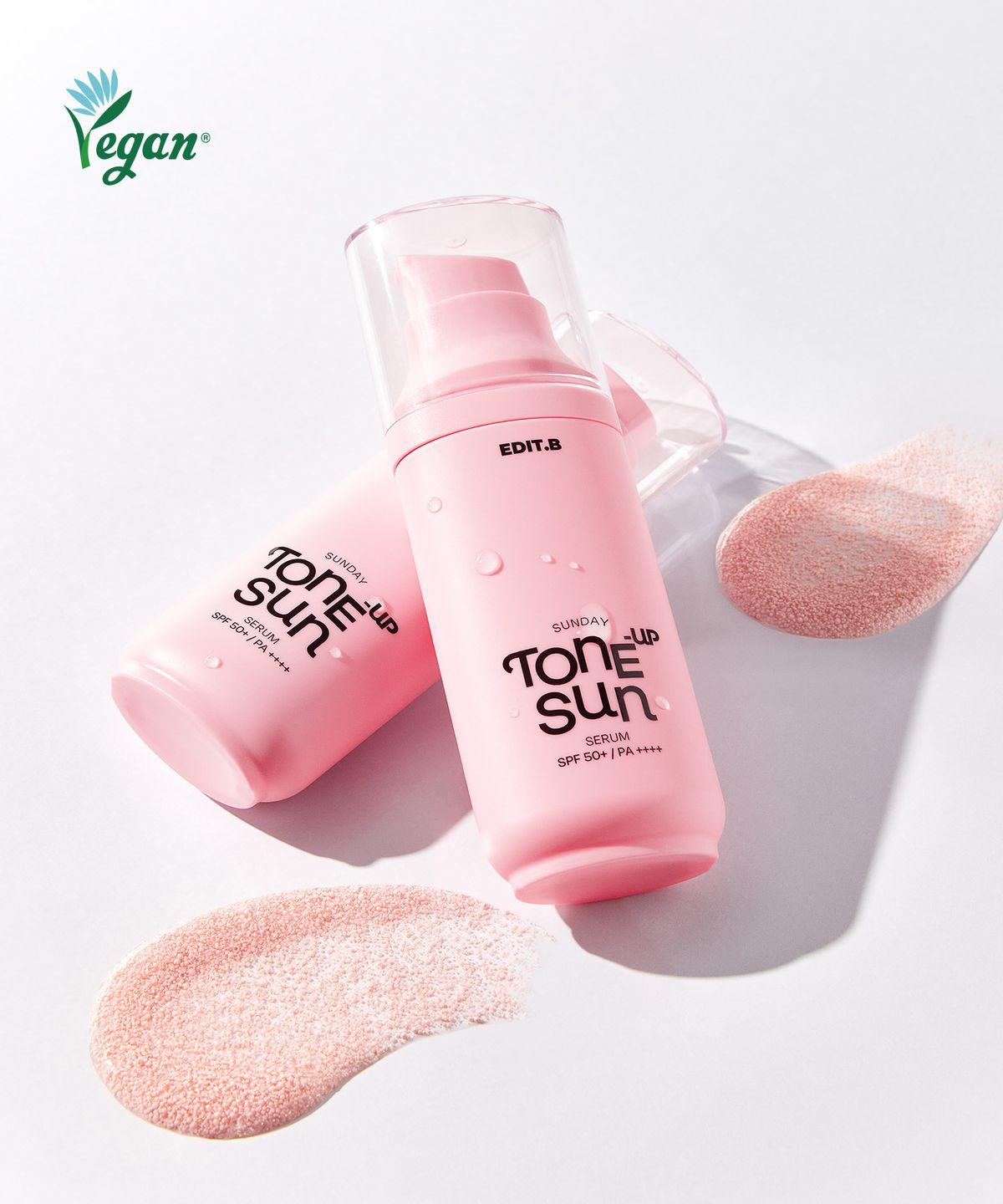 Sunday Pink Tone-Up Sun Serum 55ml [SPF50+/PA++++]