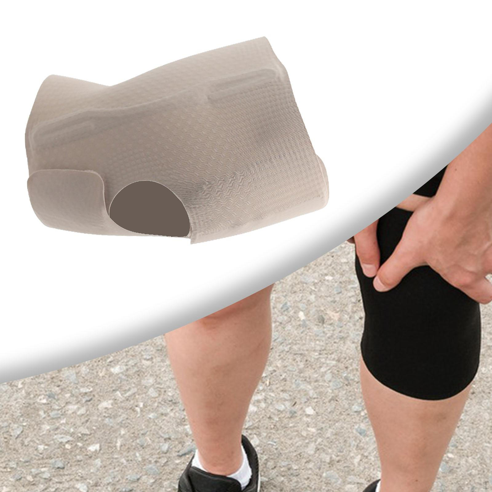 

Knee Brace Compression Sleeve Breathable Protector Support Wrap for Running L Skin Color