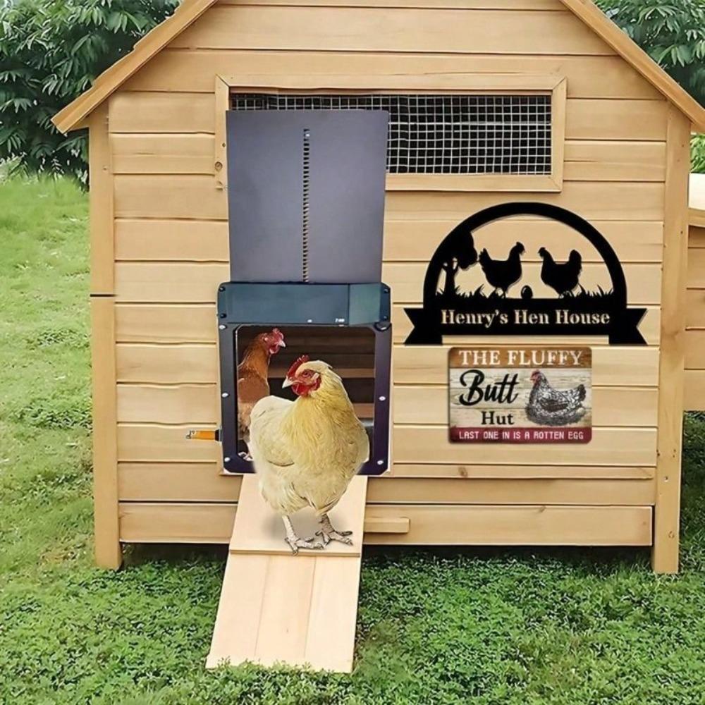 Metal Poster Chicken Farmhouse Vintage Kitchen Wall Art